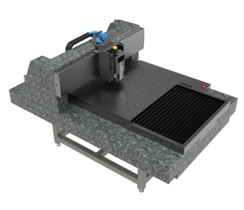 XXL XYZ-Portal mit Vakuum Chuck | XY Schrittmotor, Kugelgewinde, Profilschiene, Linearmesssystem | Z Kreuzrolle | Hub 1000 x 1000 x 100 mm - Portale