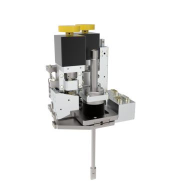 Sample Manipulator / Aperture Stage / Positioning System for mass spectrometer, Sample analysis in vacuum - Laboratory / Analytics