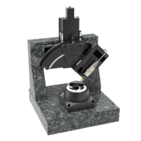 Rz-X-Y-Ry-Rx | Z-R-F 8-axis positioner for inspection of optics | aperture rotary stage and aligner 45 mm | stroke 360°, 2 x 2 x 25 mm, 90°, 50 mm - Portals